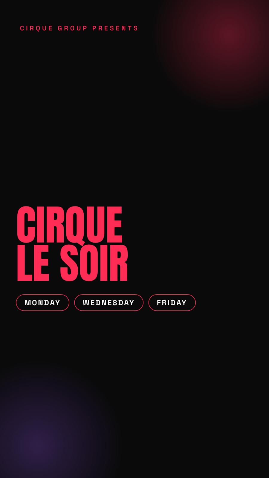 La Monday at Cirque Le Soir by ClubsinLondon flyer